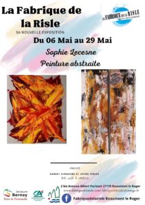 Exposition boutique d'art La Fabrique de la Risle du 6 au 29 mai 2023