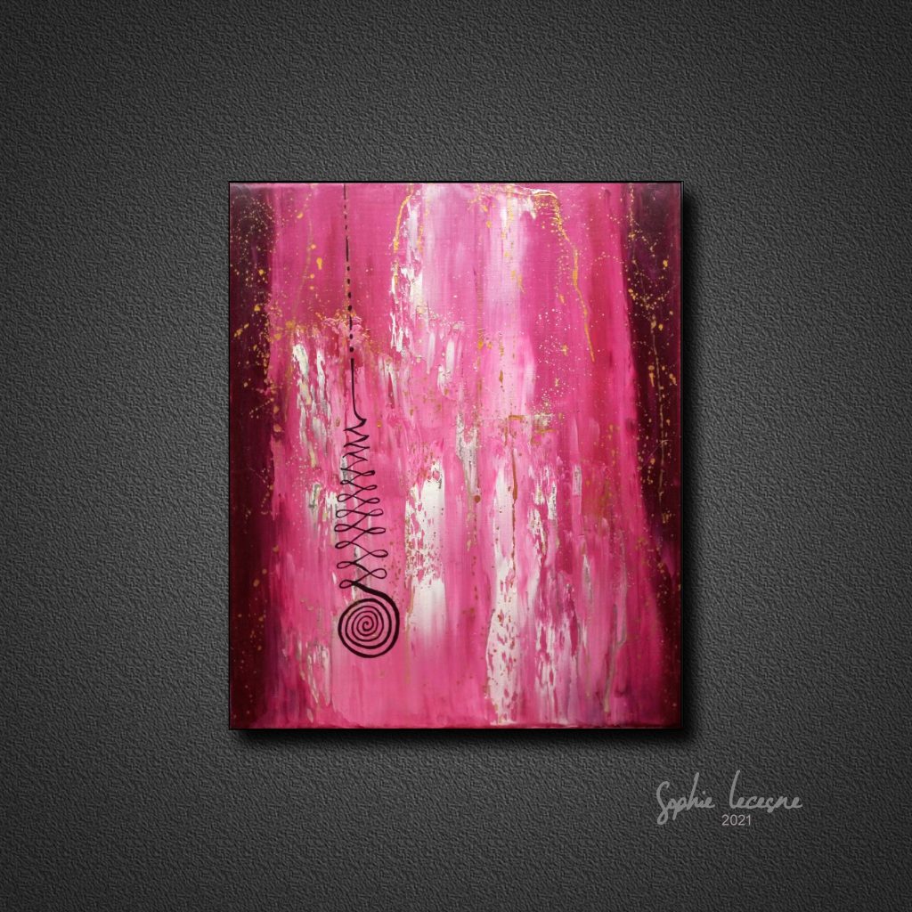 MIS noir Huile Rose